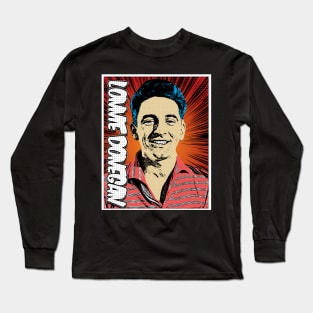 Lonnie Donegan Pop Art  Design Long Sleeve T-Shirt